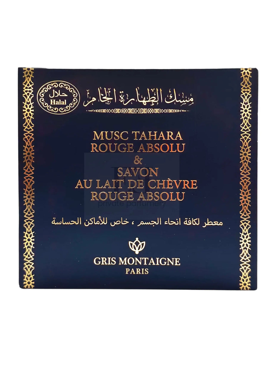 Coffret Musc Tahara  & Savon Tahara Rouge Absolu by Gris Montaigne - EMBLEME PARFUMS